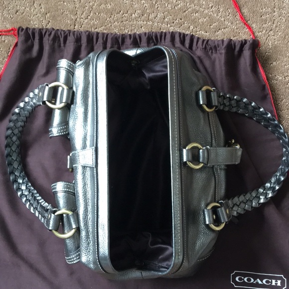 Coach metallic handbag - Picture 4 of 4